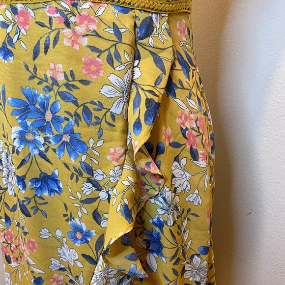 City Studio Yellow Floral Short Sleeve Maxi Dress - Picture 11 of 11